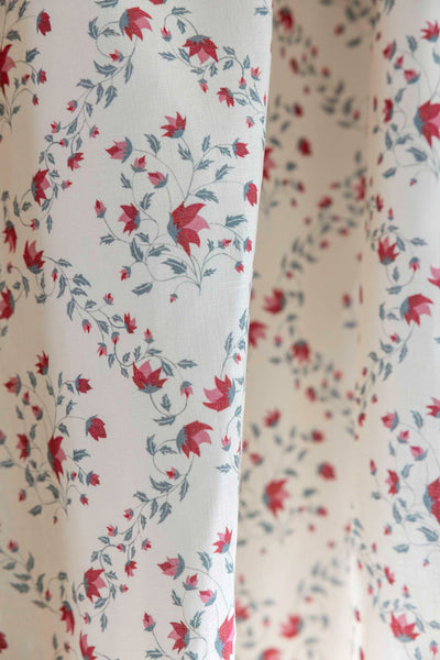 Designer Rama Fabric | Colour: Spinel Red