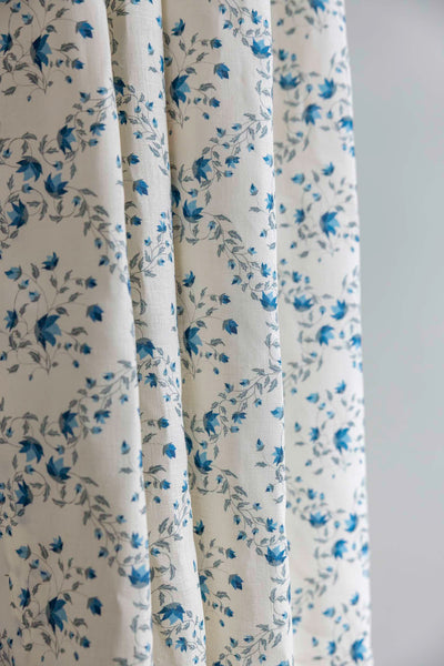Designer Rama Fabric | Colour: Indigo Blue